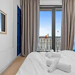 Stylish 2br With Skyline View On Calea Victoriei Apartmán