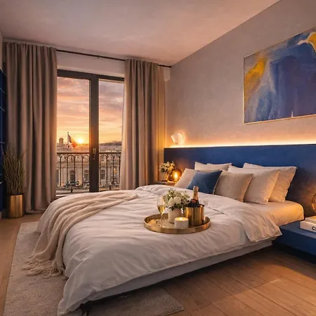 Appartamento Stylish 2br With Skyline View On Calea Victoriei Bucarest