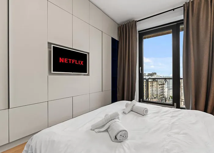 Apartment Stylish 2br With Skyline View On Calea Victoriei